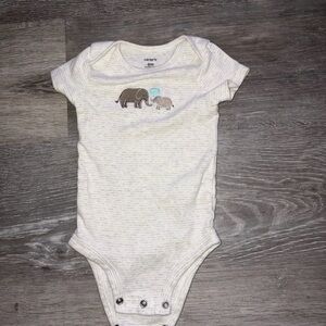 Carter's Cream Baby Onesie